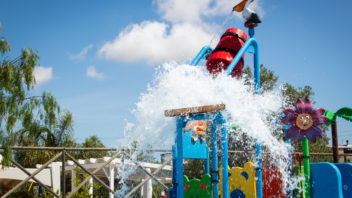 SPRAY PARK CON MATERASSINO